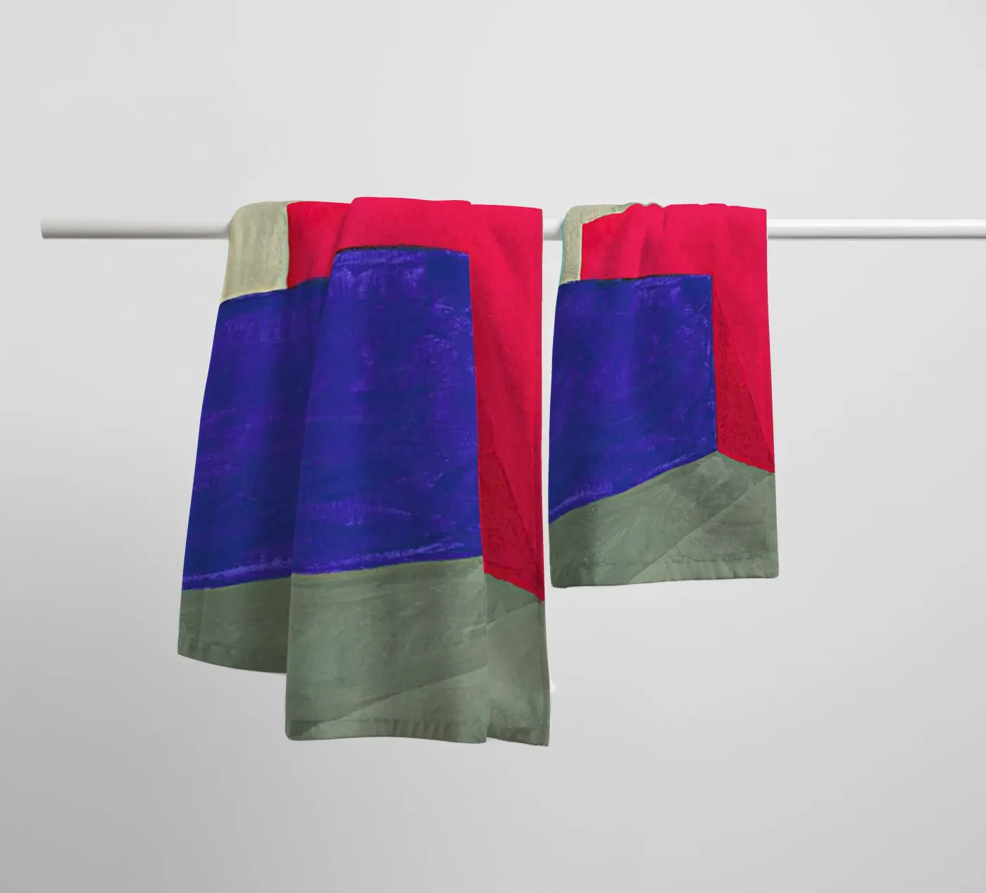 Corner towel by Xchange Art Studio