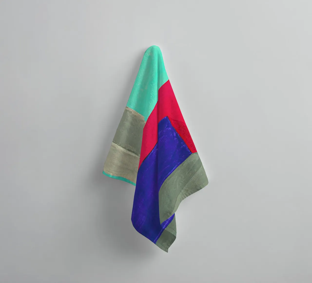 Corner badhanddoek van Xchange Art Studio