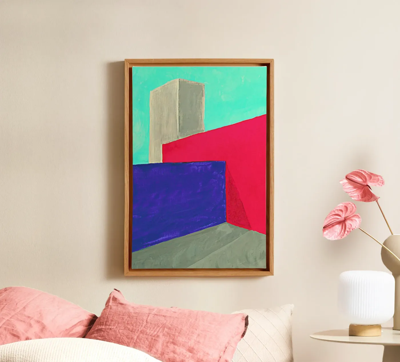 Corner canvas by Xchange Art Studio
