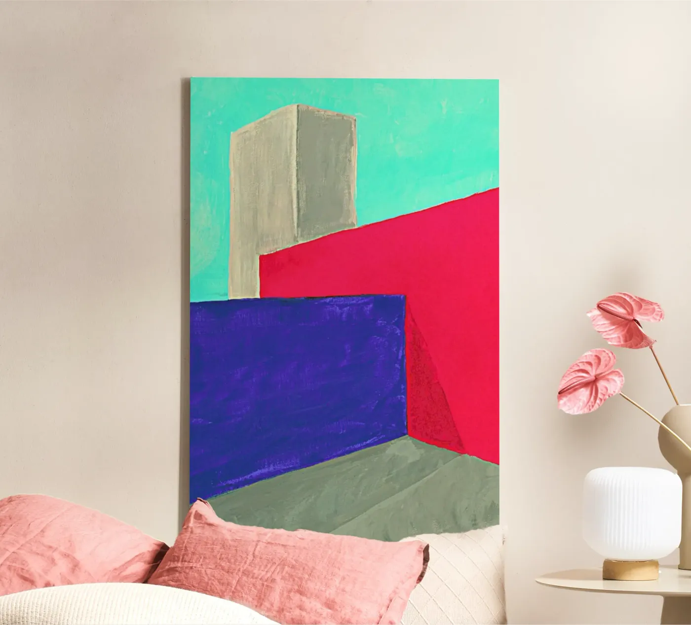 Corner canvas by Xchange Art Studio