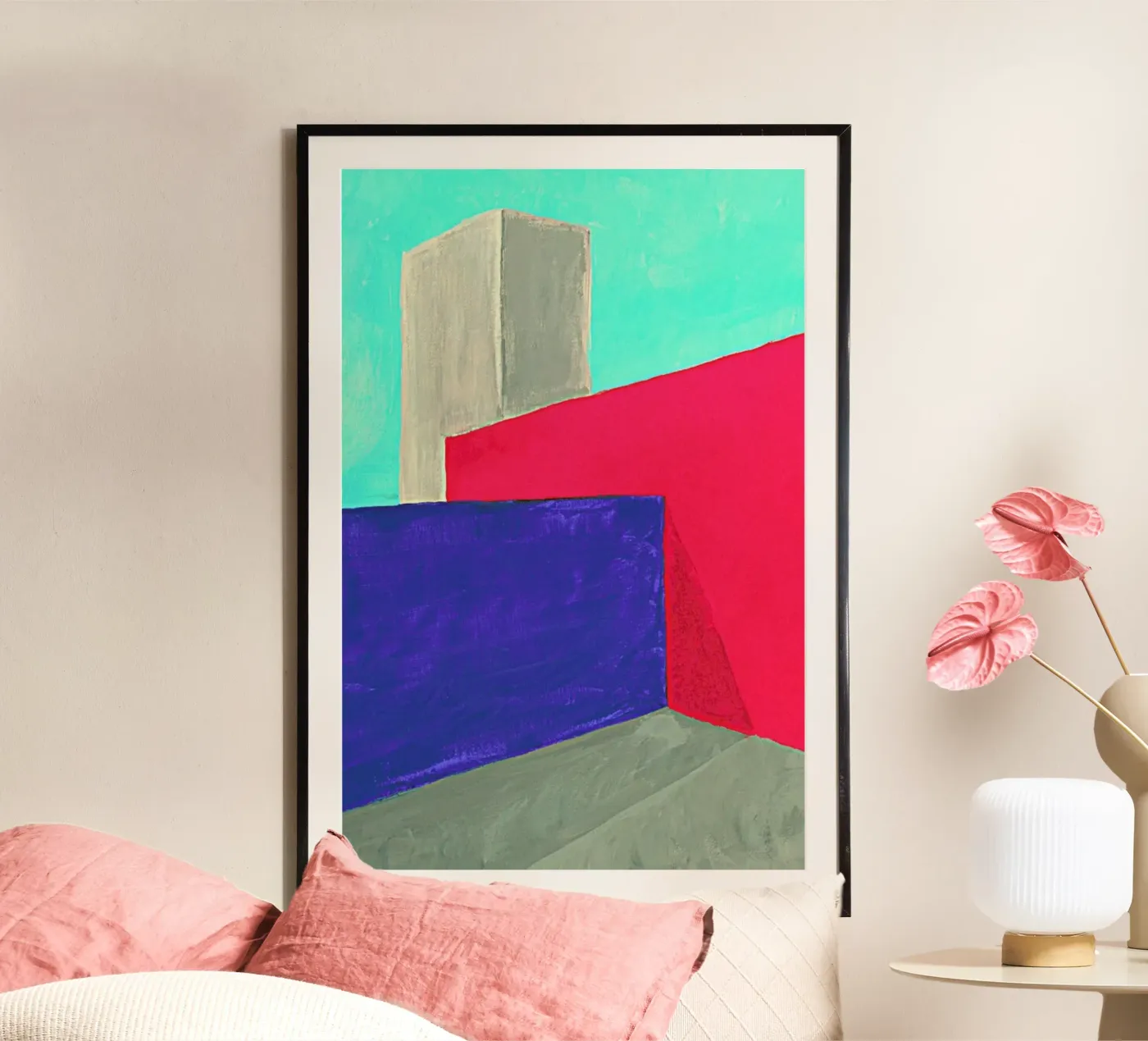 Corner Poster von Xchange Art Studio