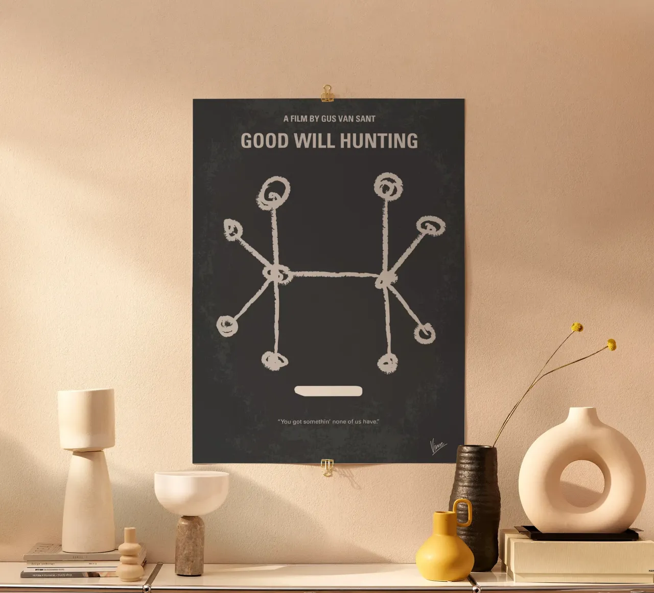 No461 My Good Will Hunting minimal movie poster poster da Chungkong