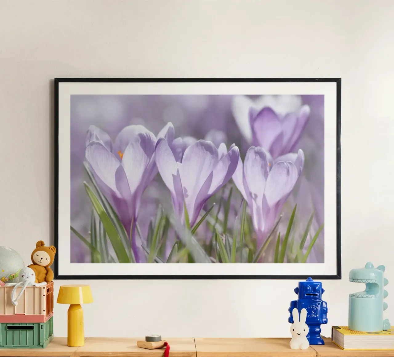 crocuses poster by Atteloi