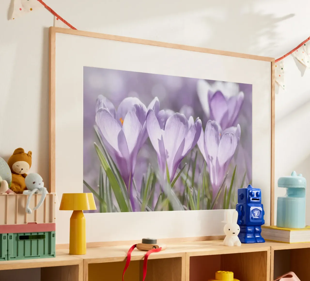 crocuses poster by Atteloi