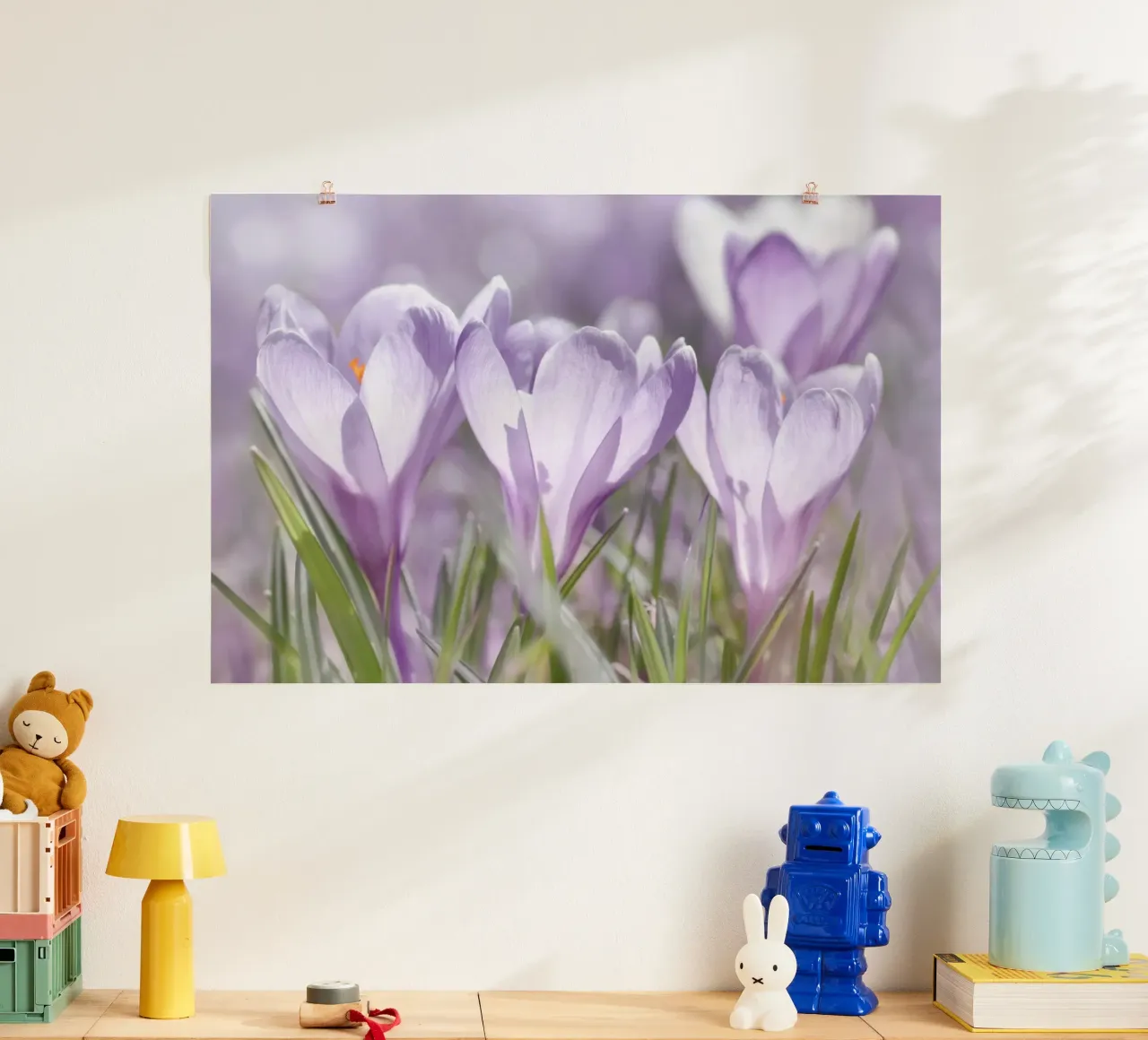 crocuses poster by Atteloi