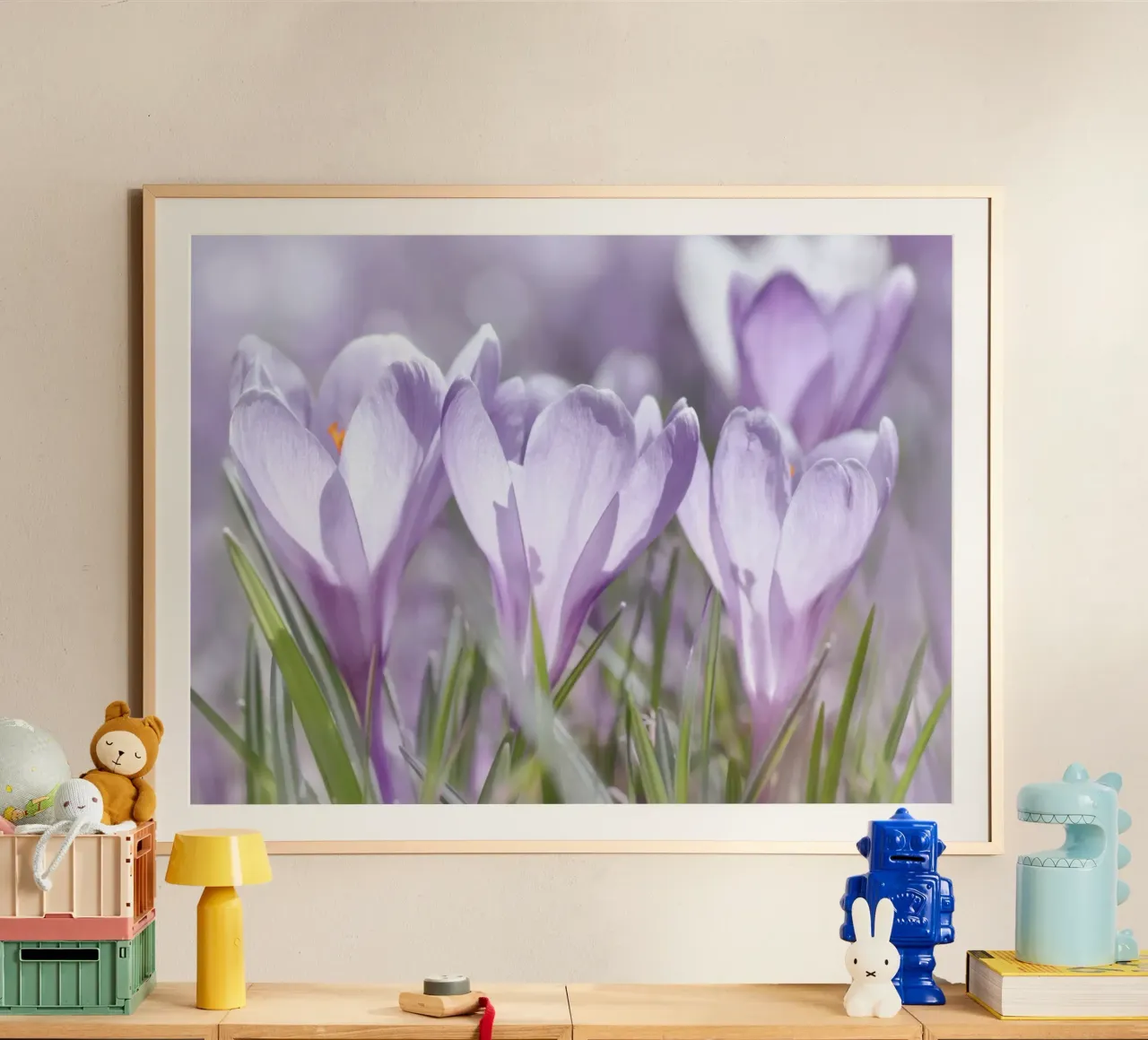 crocuses poster by Atteloi