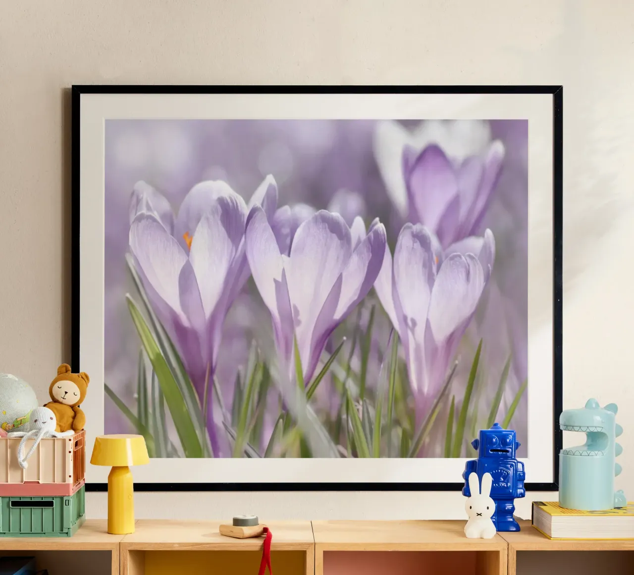 crocuses poster by Atteloi