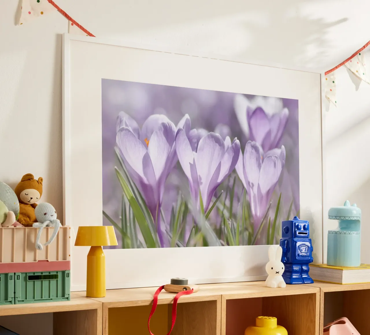 crocuses poster by Atteloi