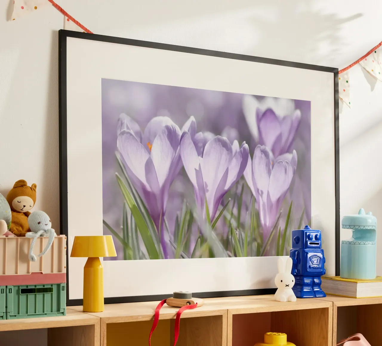 crocuses poster by Atteloi