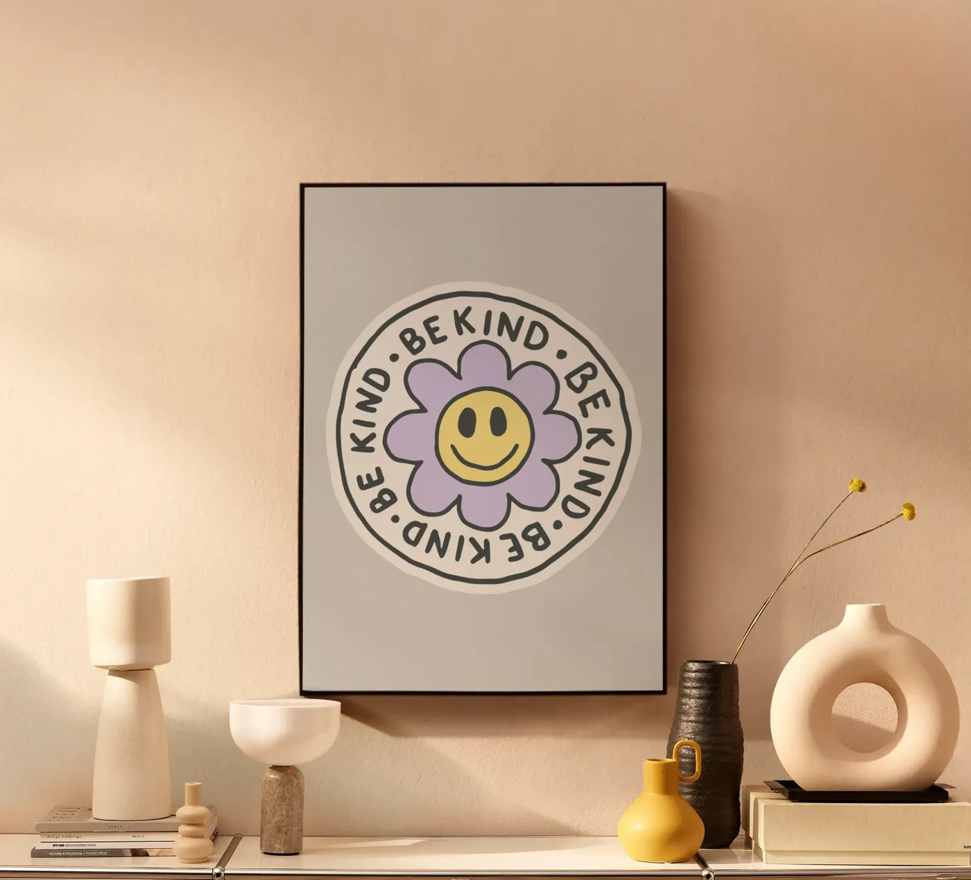 Be kind plexiglas de isabels_wunderwelt_digital_art