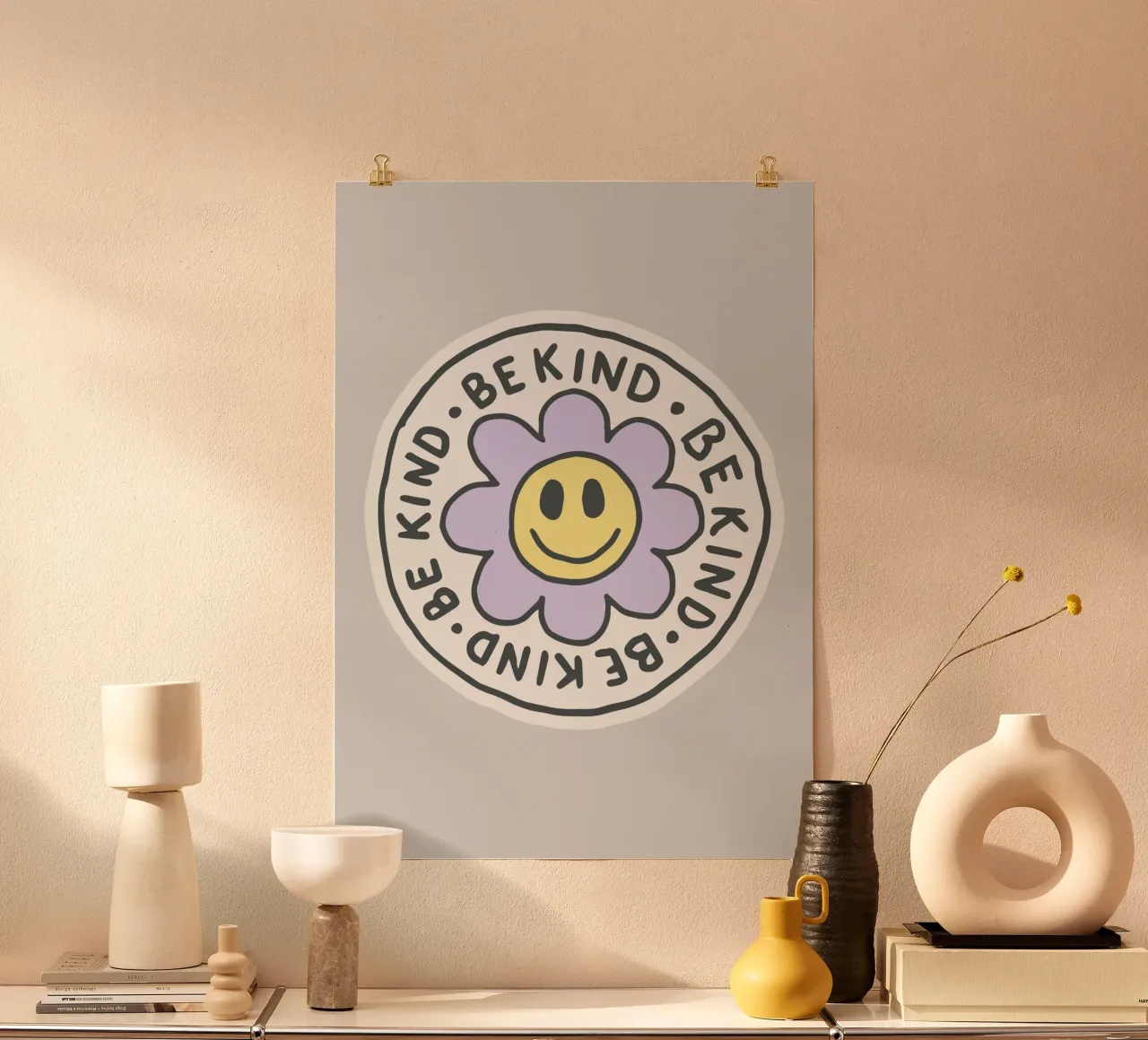 Be kind poster da isabels_wunderwelt_digital_art