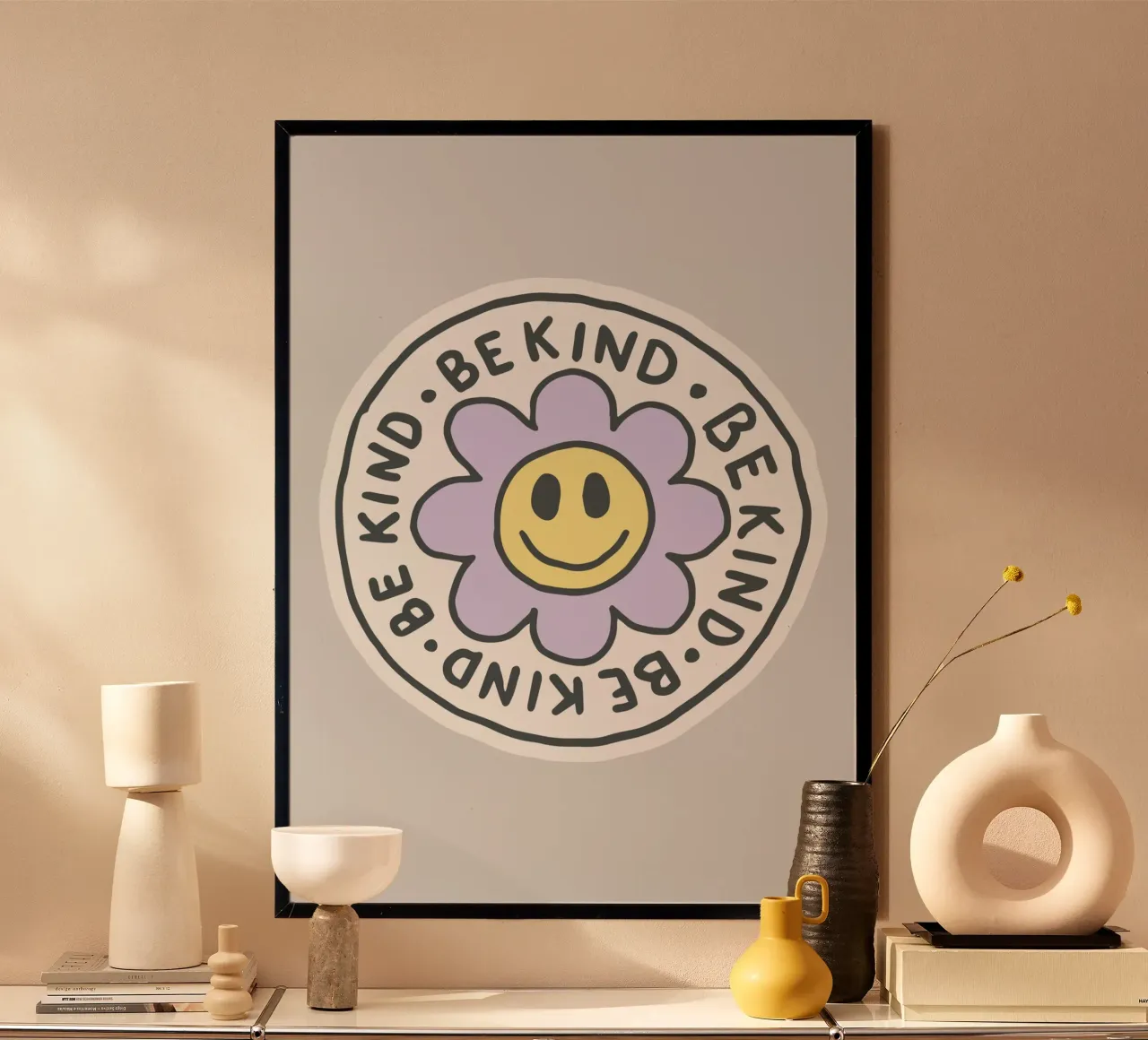 Be kind poster da isabels_wunderwelt_digital_art