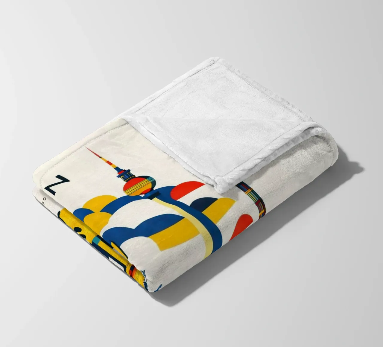 Berlin Flat Fleecedecke von Art Unleashed