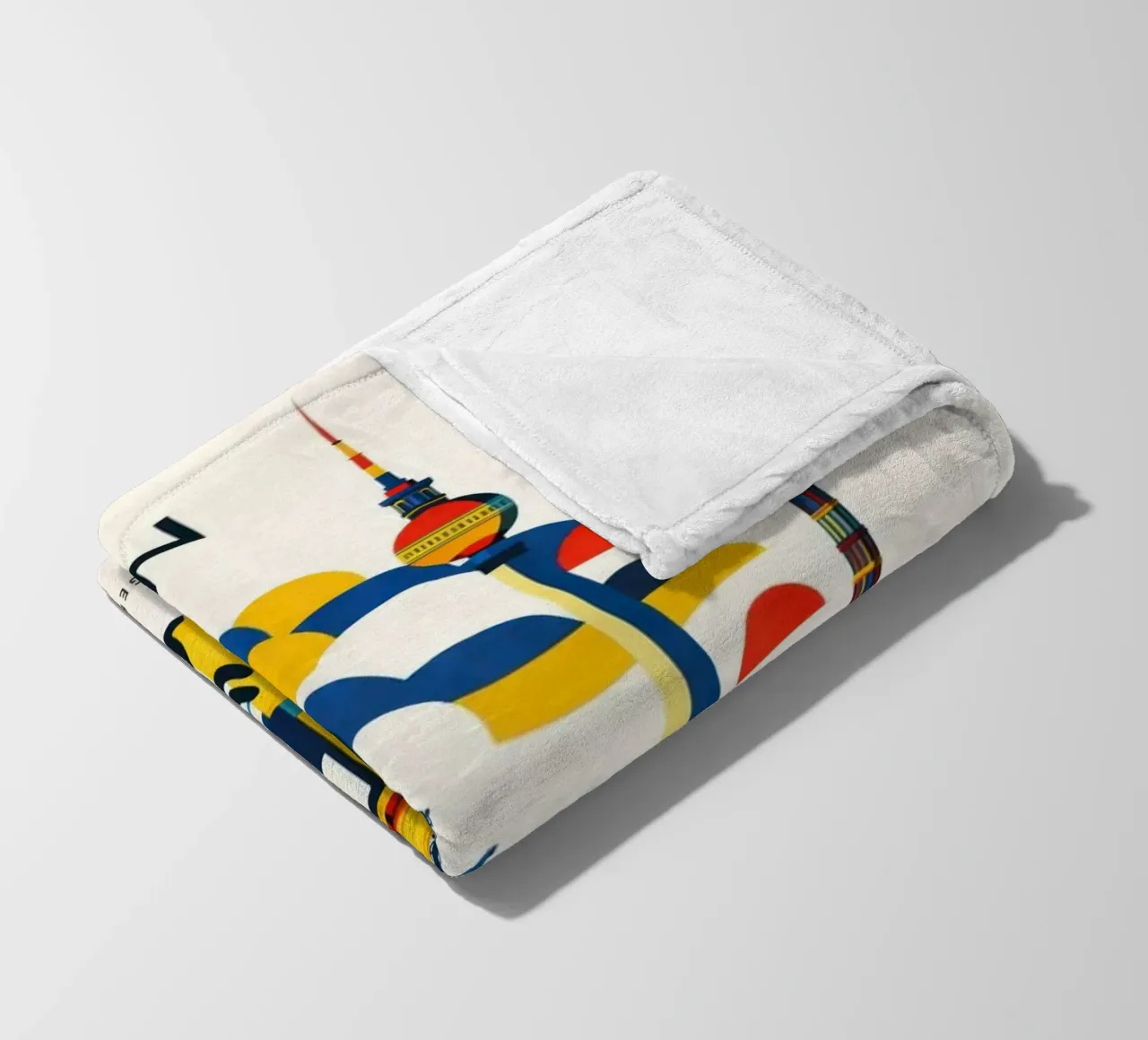 Berlin Flat Fleecedecke von Art Unleashed