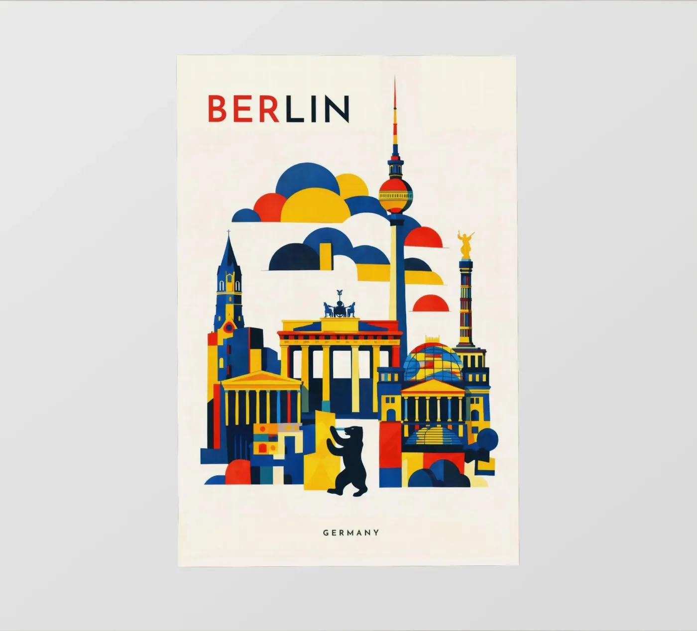 Berlin Flat pellicola backlit da Art Unleashed