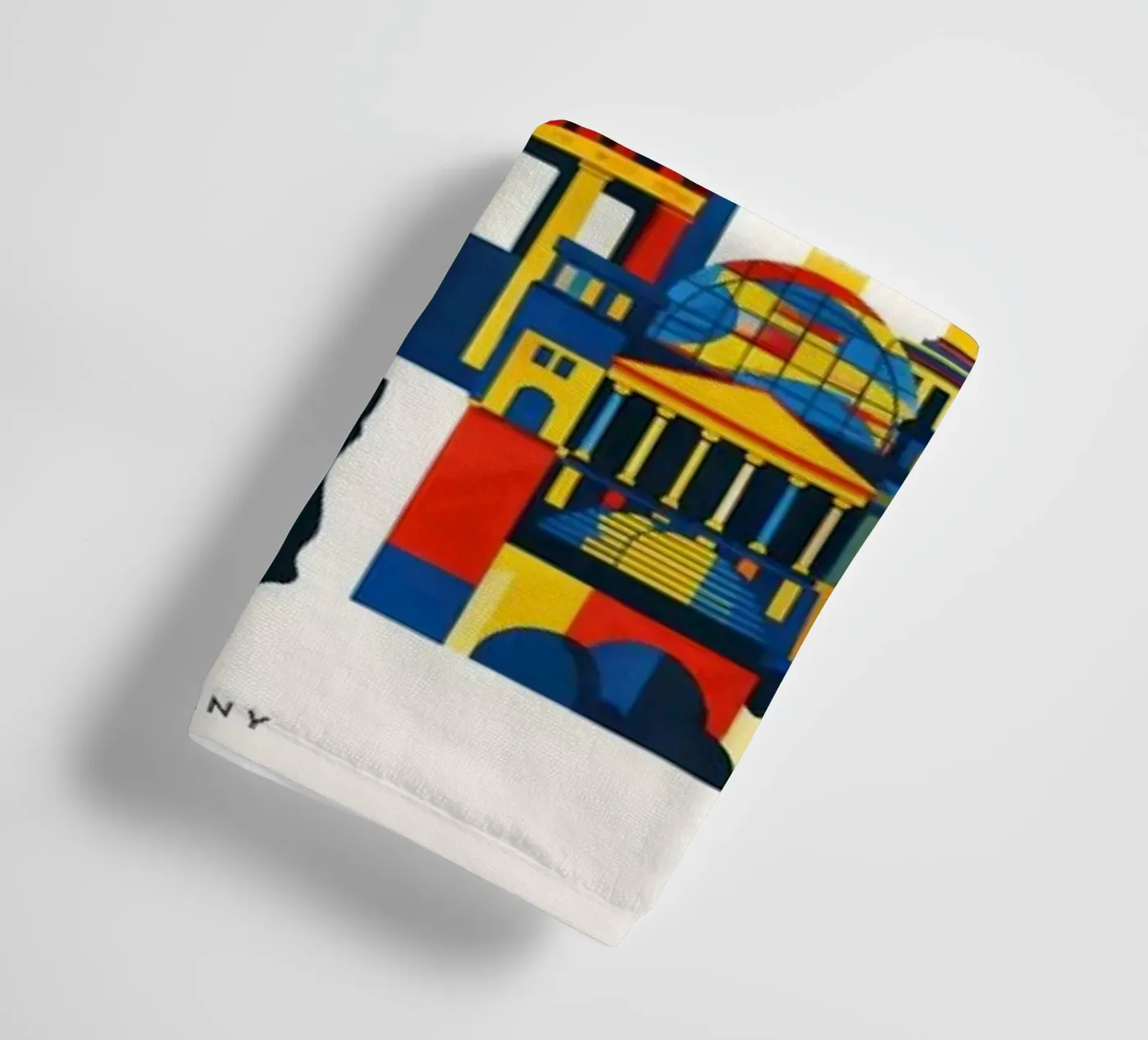Berlin Flat badhanddoek van Art Unleashed