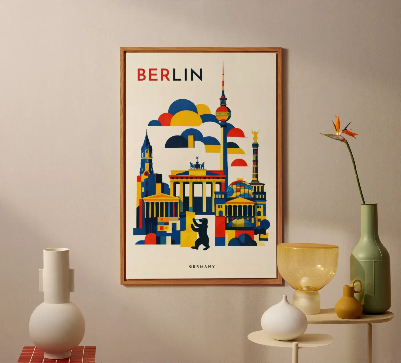 Berlin Flat pannello forex da Art Unleashed