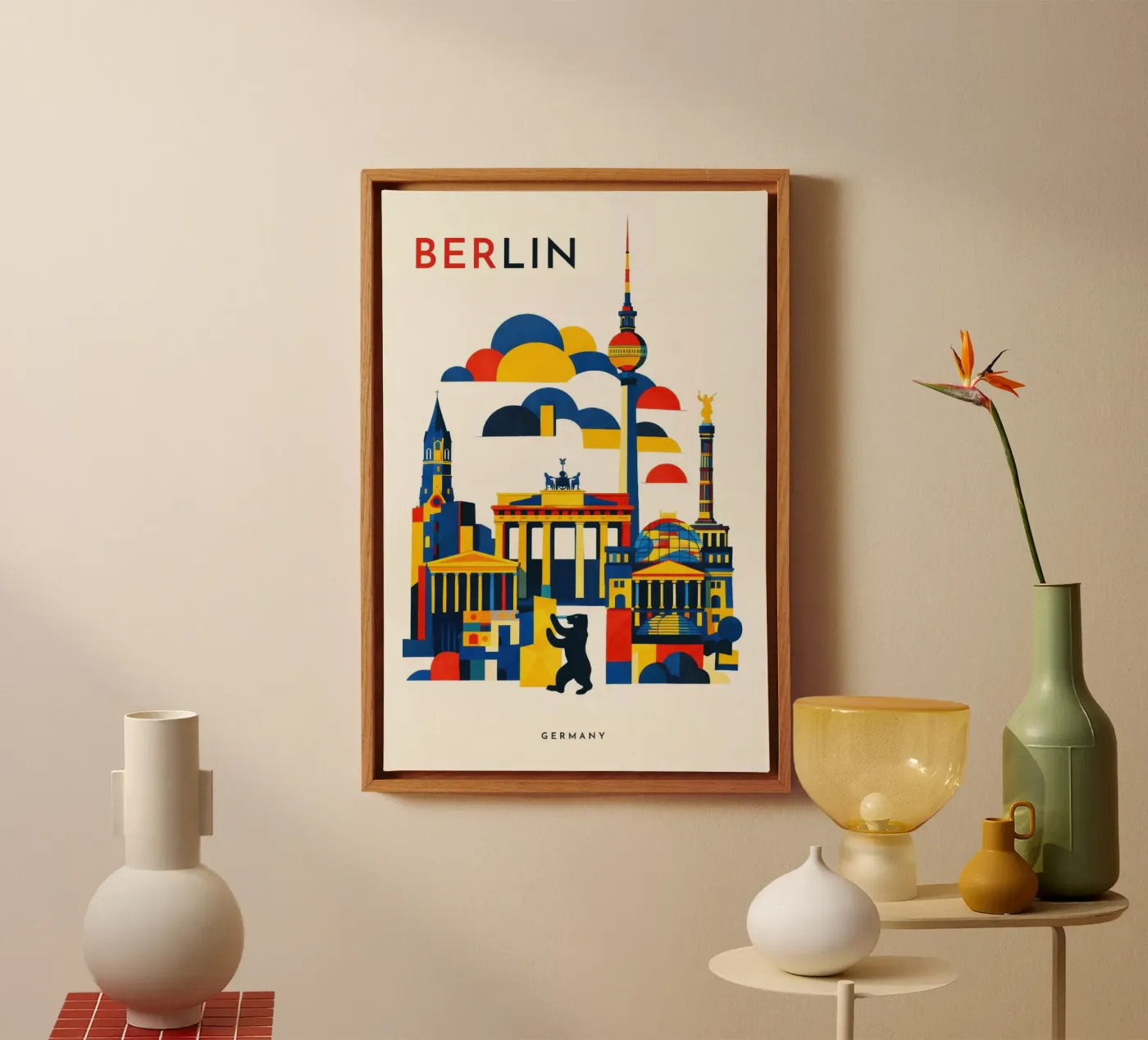 Berlin Flat tela da Art Unleashed