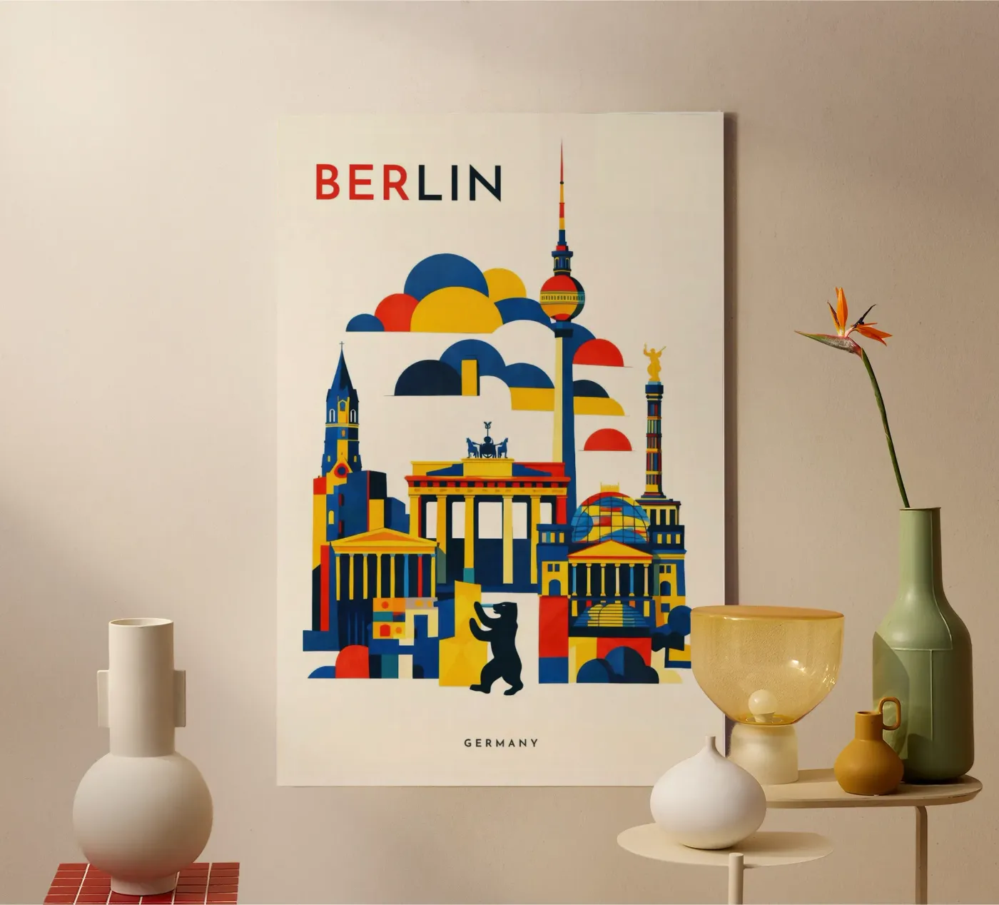 Berlin Flat tela da Art Unleashed