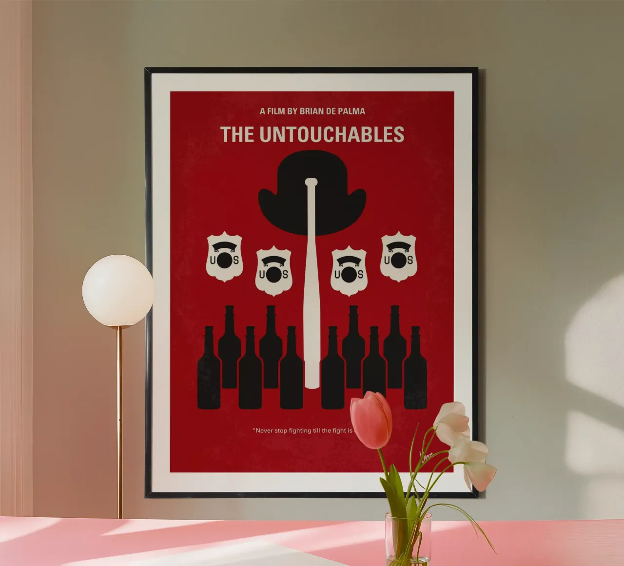 No463 My The Untouchables minimal movie poster poster con telaio in alluminio da Chungkong