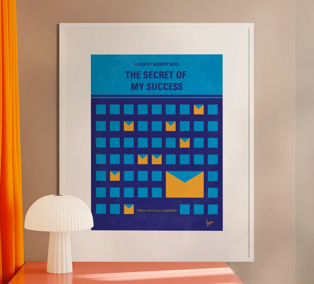 No464 My THE SECRET SUCCES minimal movie poster poster da Chungkong