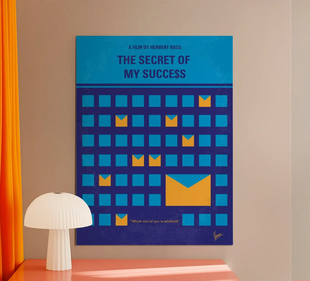 No464 My THE SECRET SUCCES minimal movie poster poster da Chungkong