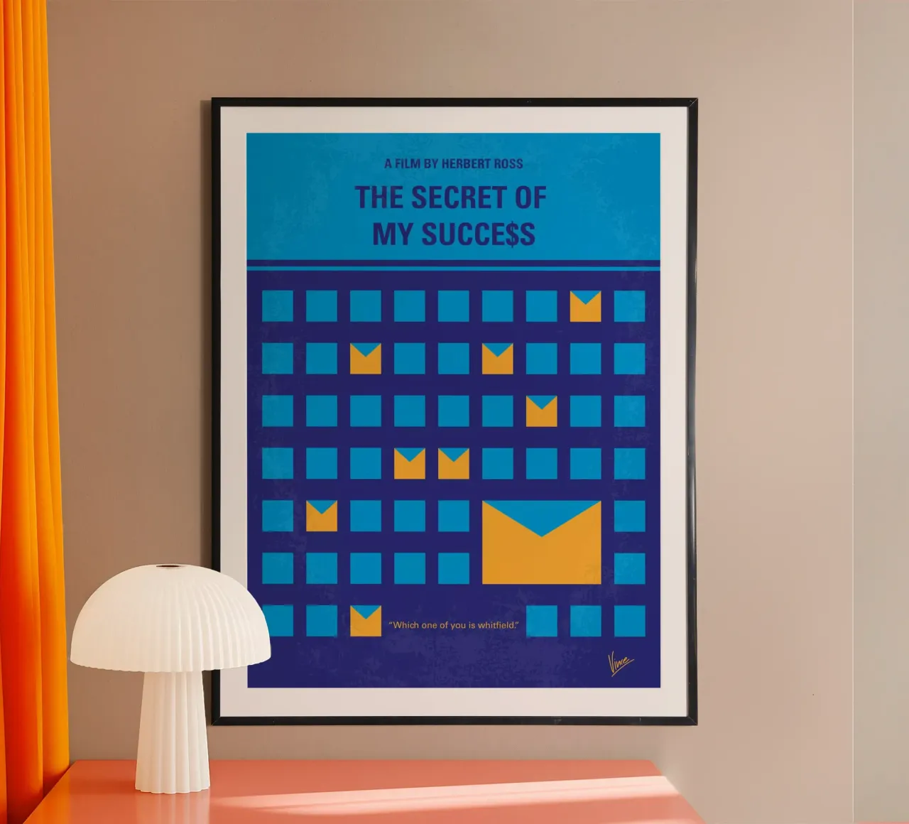 No464 My THE SECRET SUCCES minimal movie poster poster da Chungkong