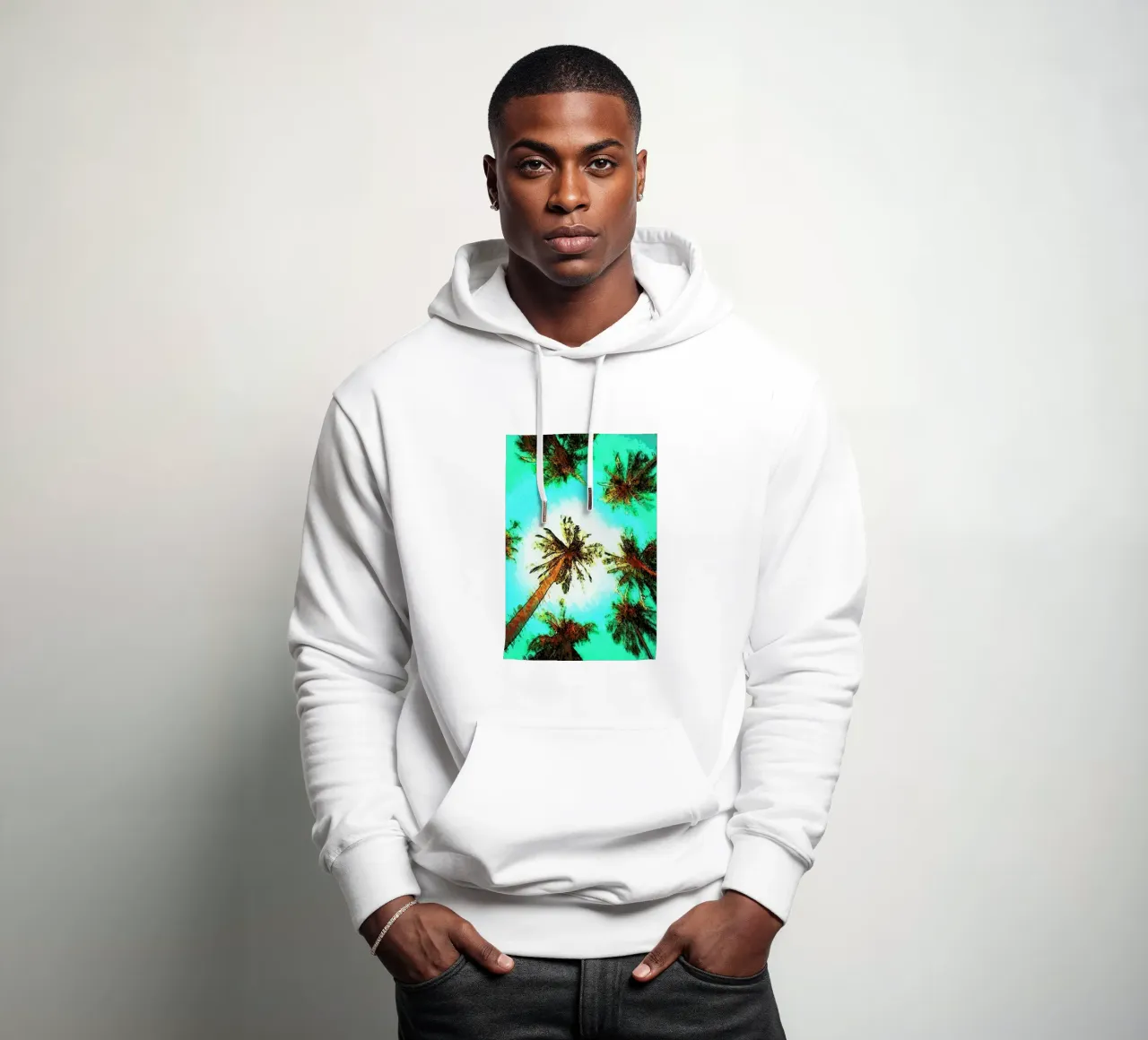 Paradise felpa con cappuccio da Xchange Art Studio