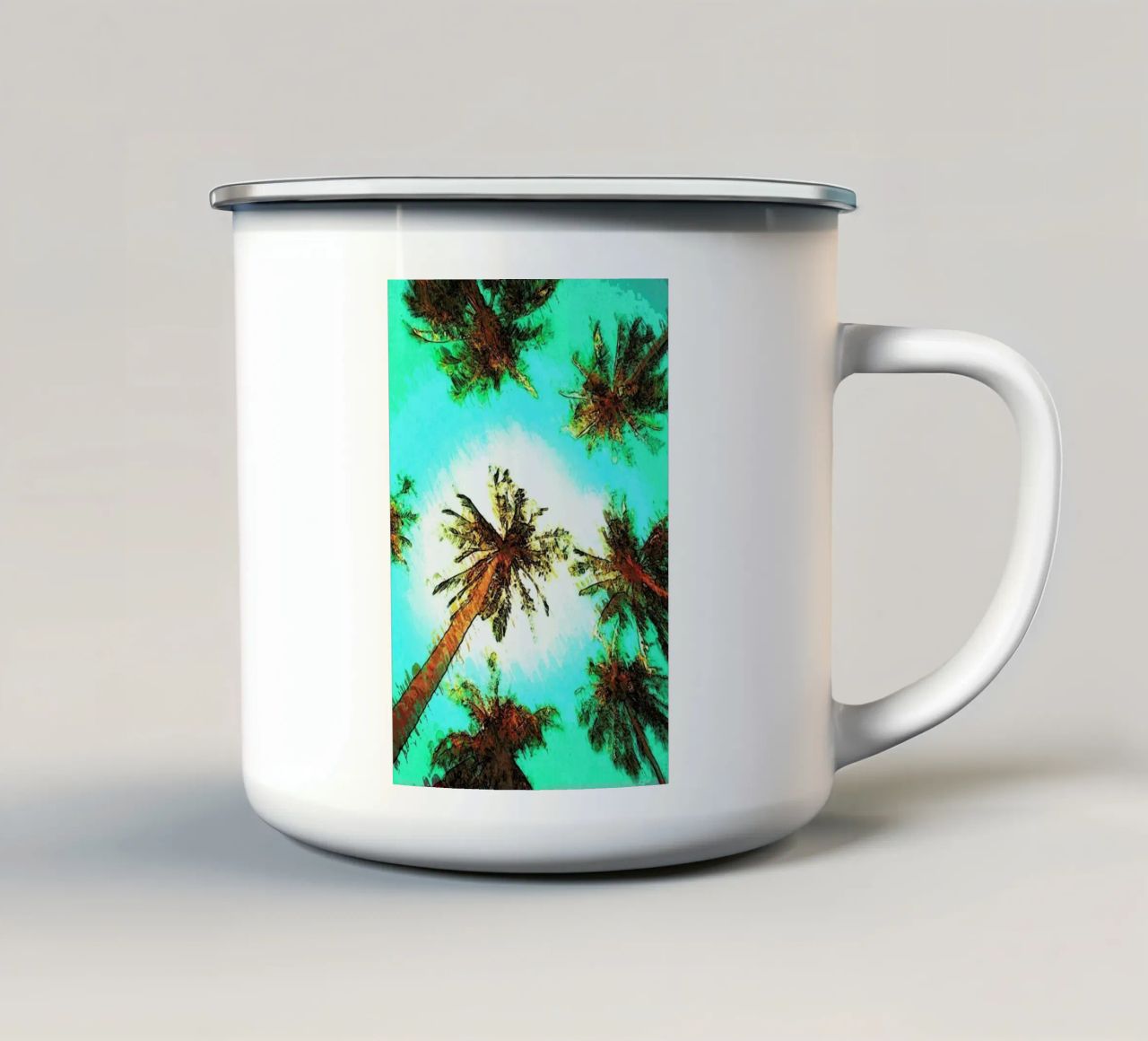 Paradise tazza in smalto da Xchange Art Studio