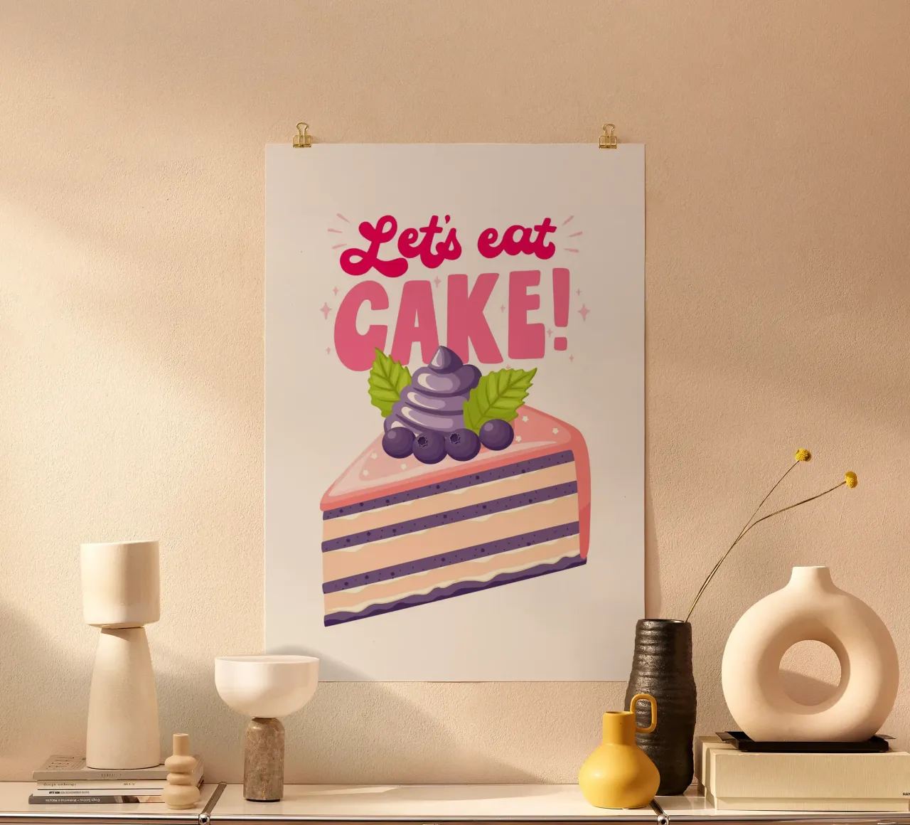 Let's eat cake poster da Funkydays