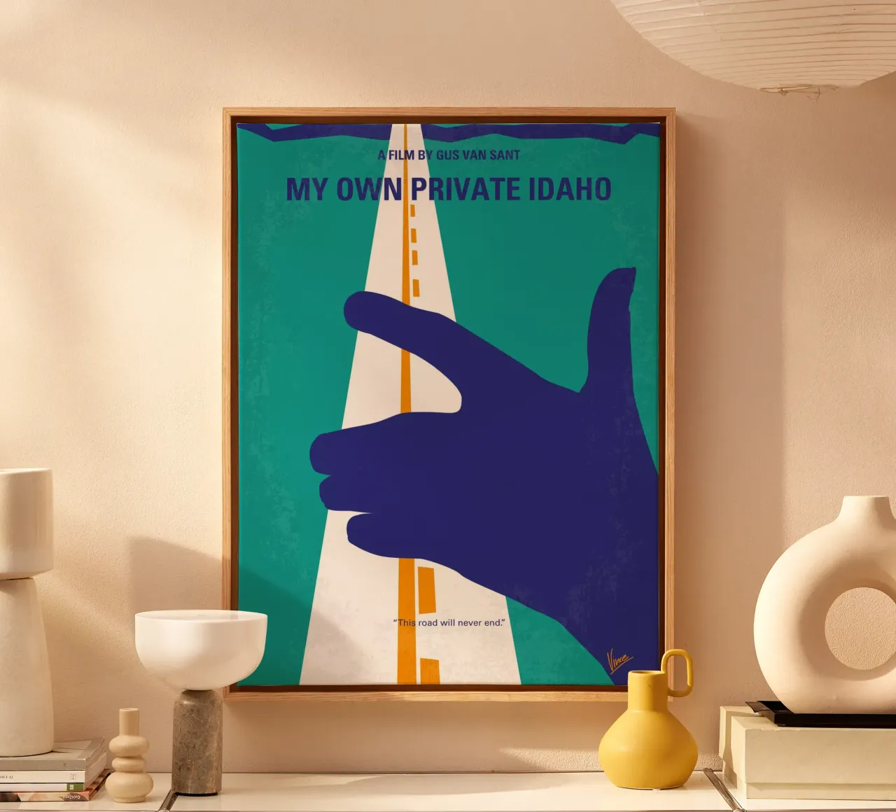 No472 My Own Private Idaho minimal movie poster canvas van Chungkong