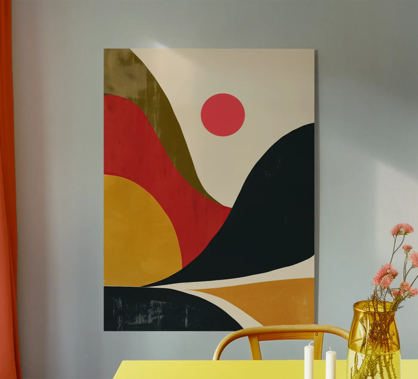 Desert Geometry Acryl-Glas von Luca