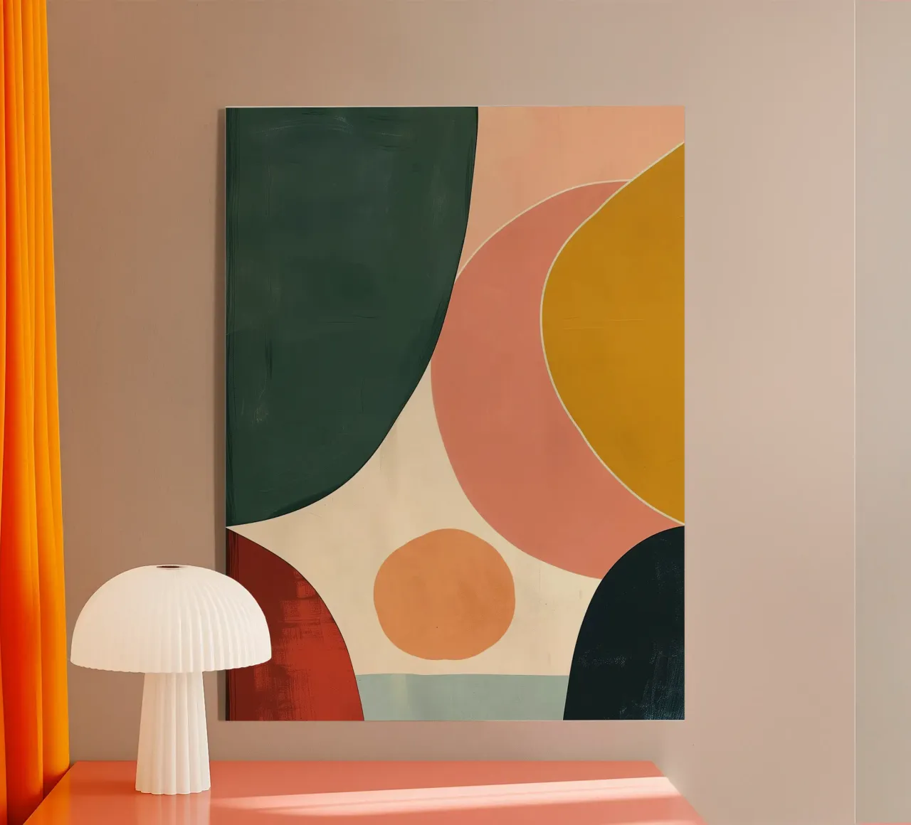 Abstract Sunrise plexiglass da Luca