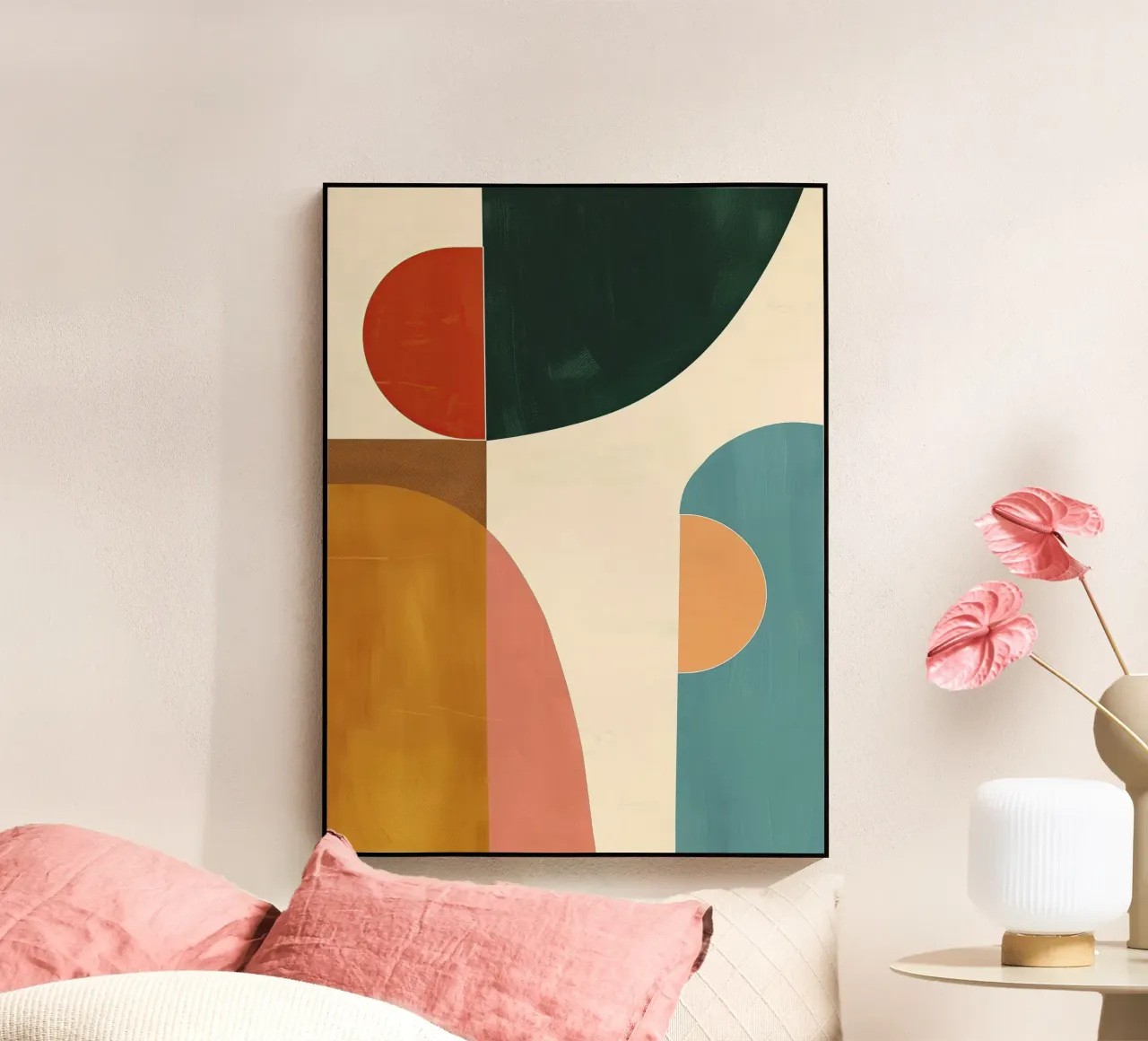 Divided Sun acryl van Luca