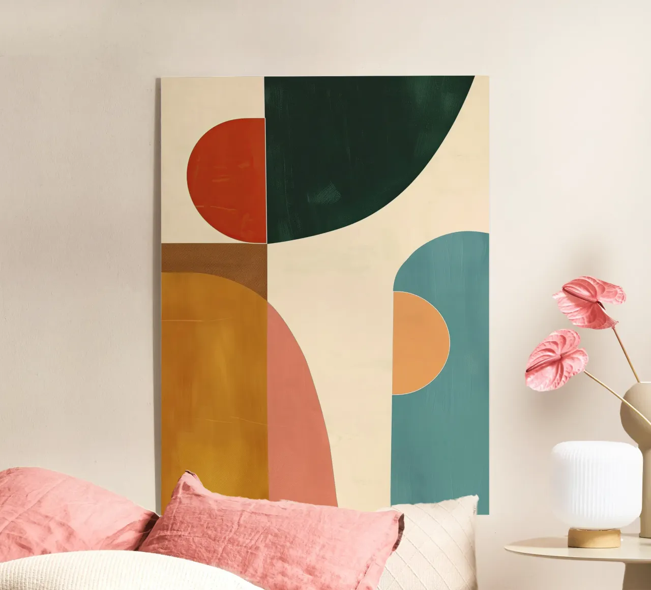 Divided Sun acryl van Luca