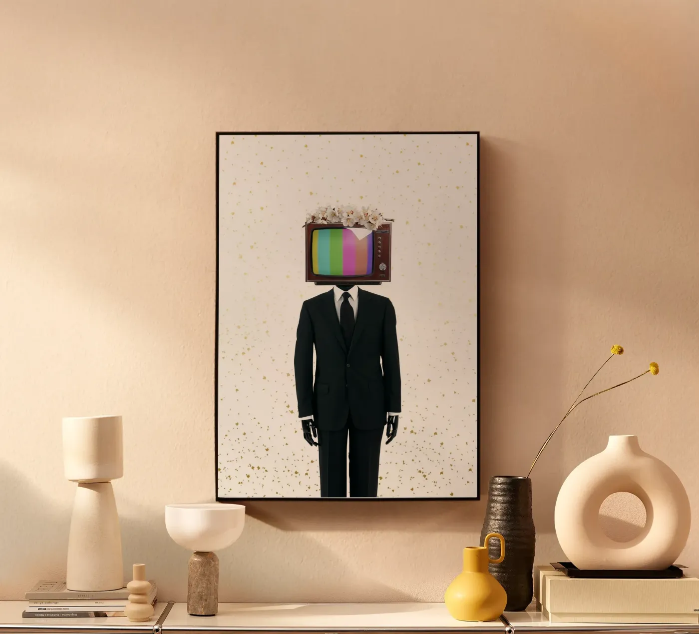 Tv head alluminio dibond da Funkydays