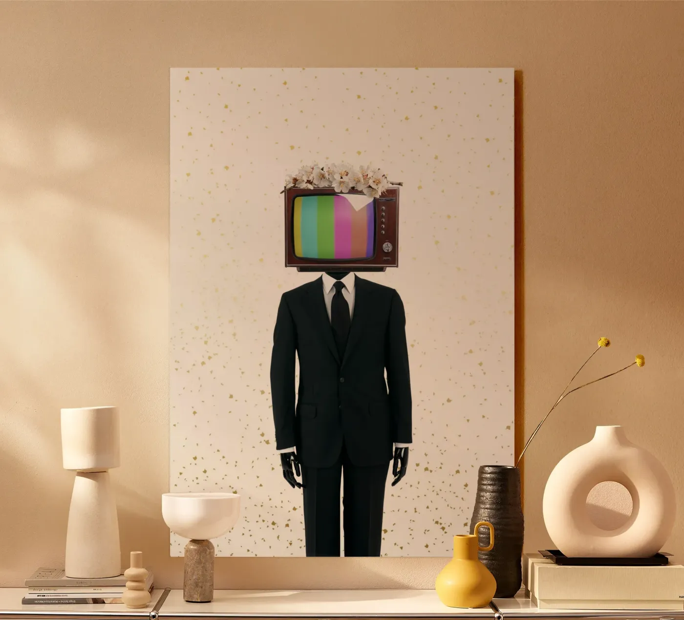 Tv head alluminio dibond da Funkydays
