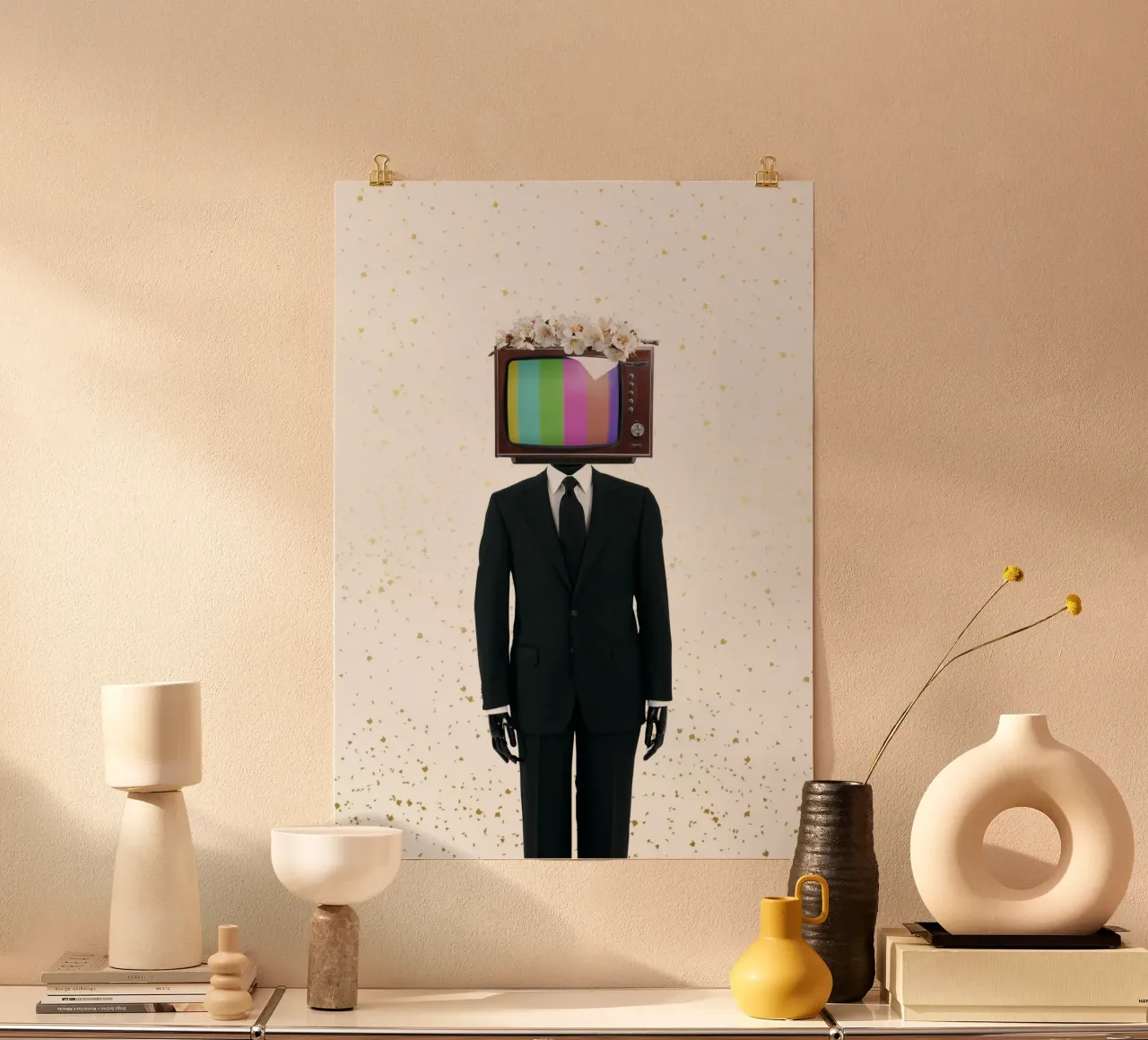 Tv head poster da Funkydays