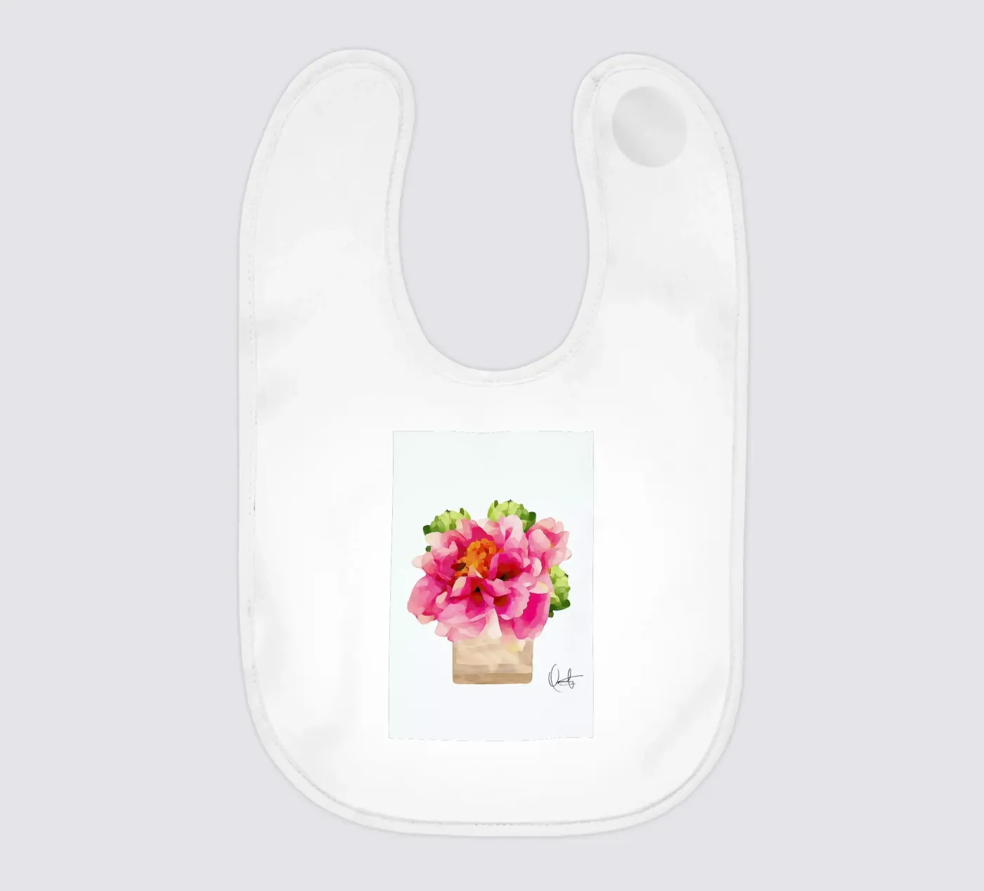 Peonies bavaglino da Xchange Art Studio