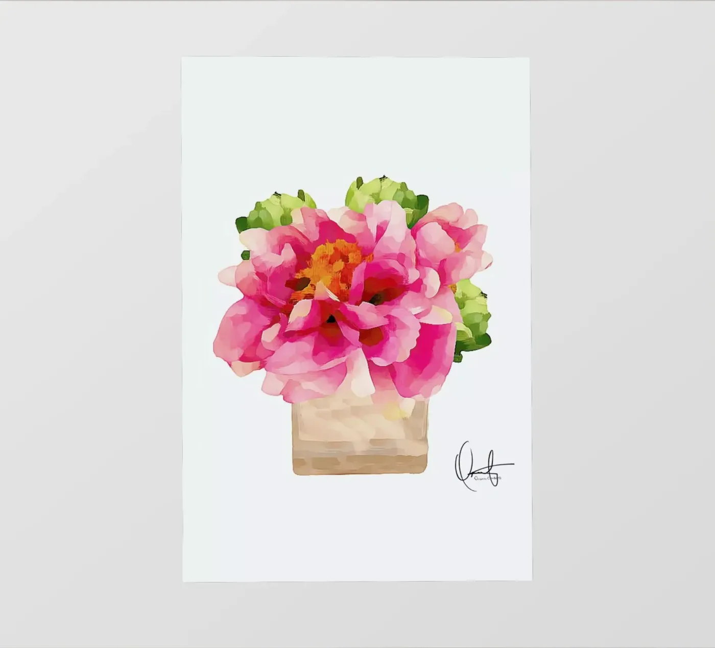 Peonies pellicola backlit da Xchange Art Studio