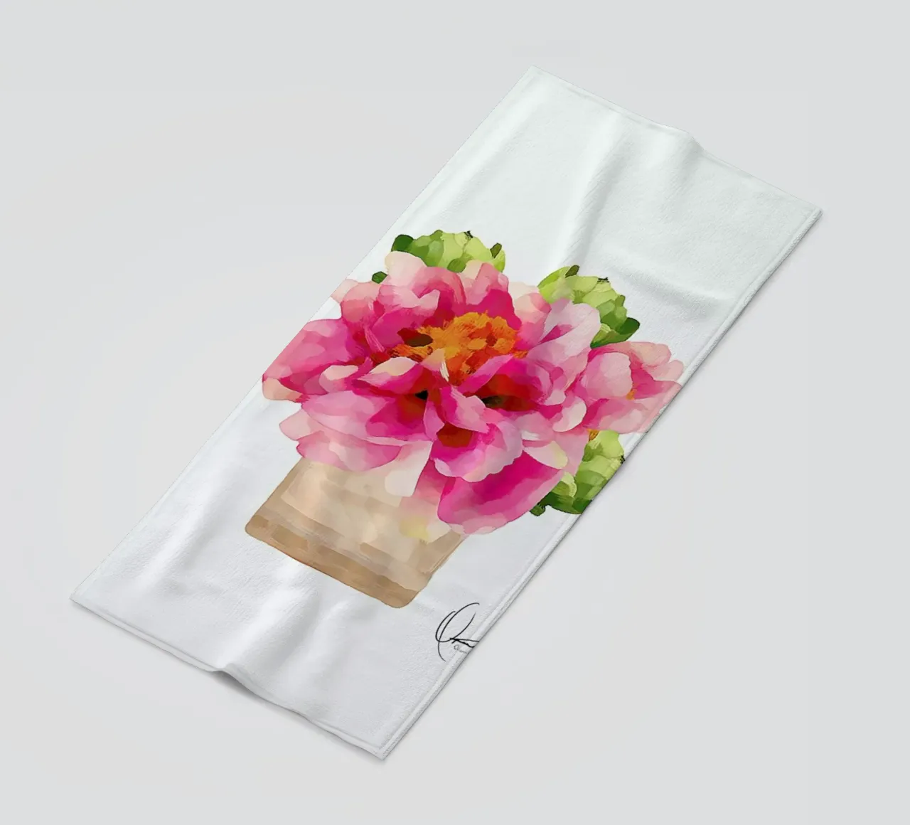 Peonies telo mare da Xchange Art Studio