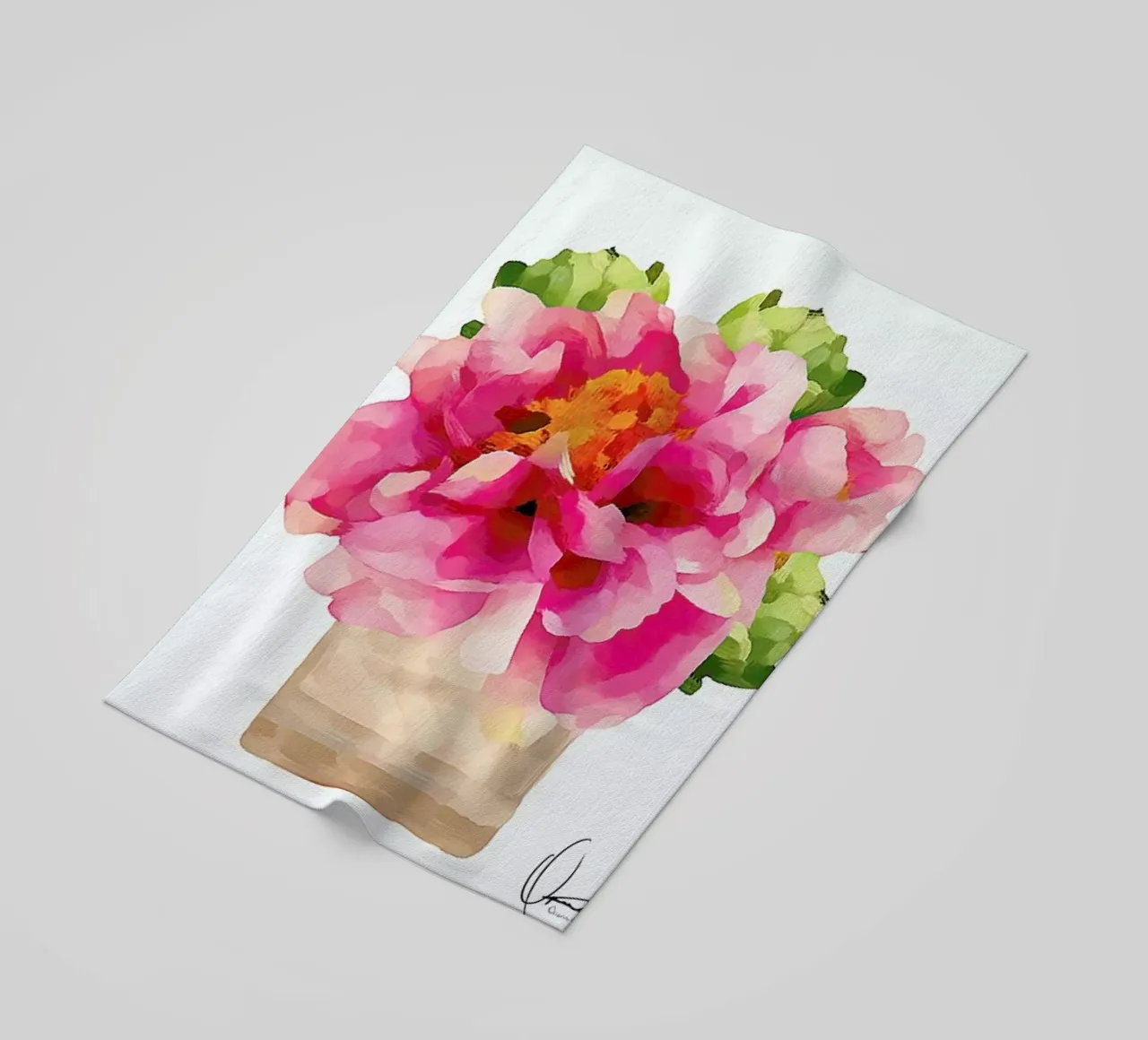 Peonies telo mare da Xchange Art Studio