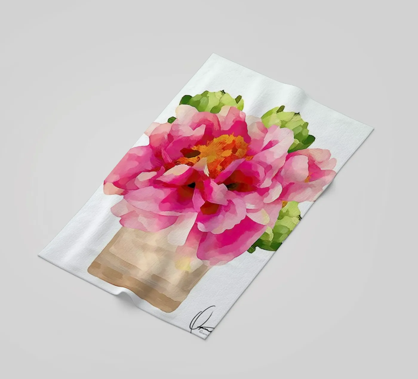 Peonies telo mare da Xchange Art Studio