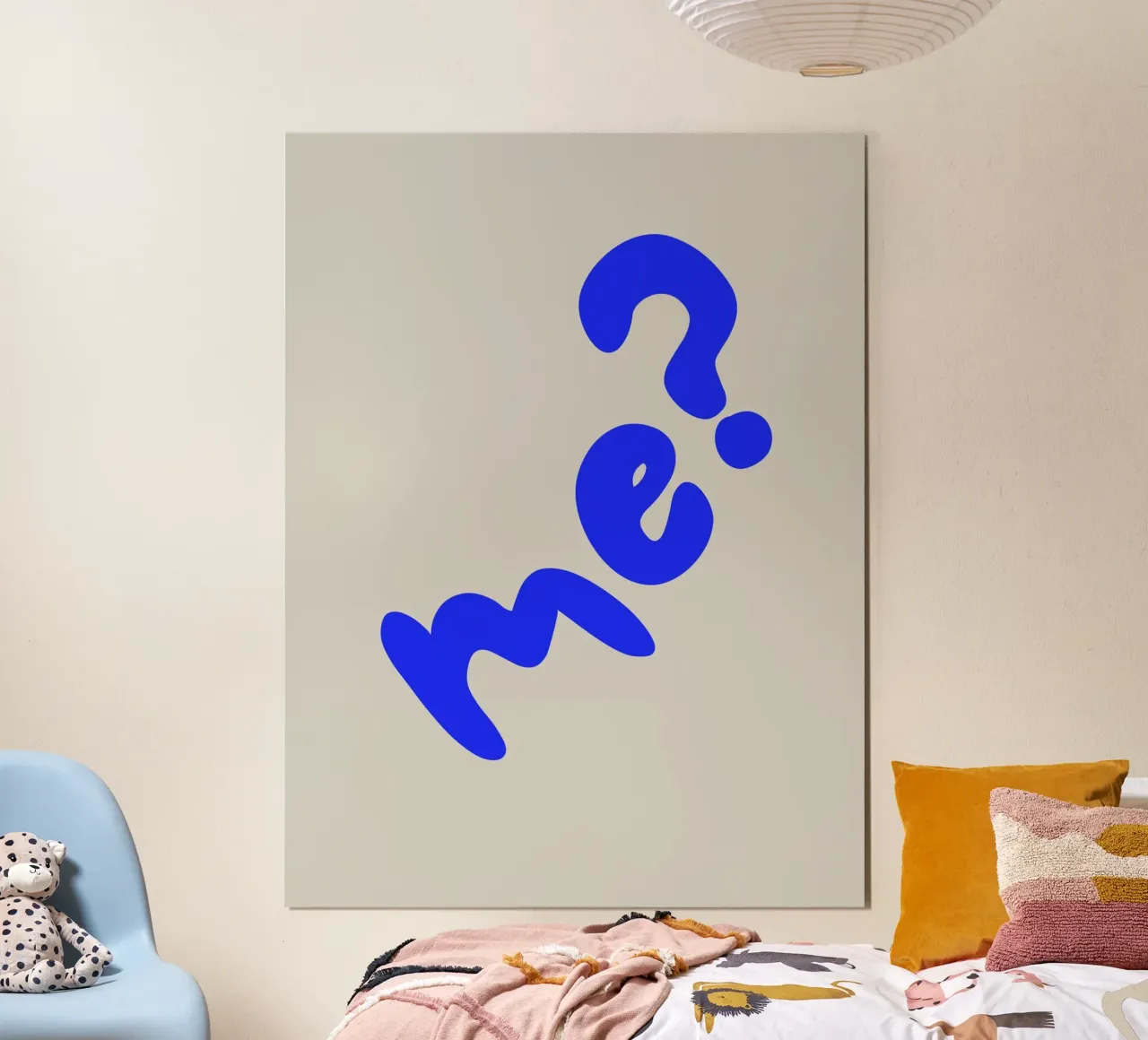 Me? - Statement Typography poster van Between Lines
