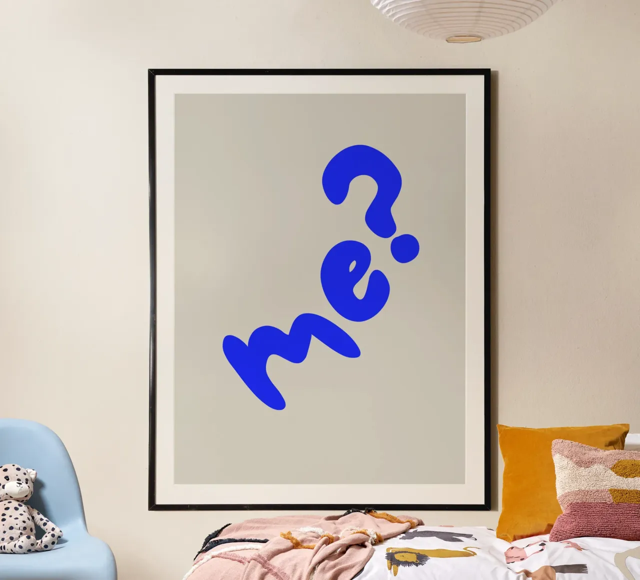 Me? - Statement Typography poster van Between Lines