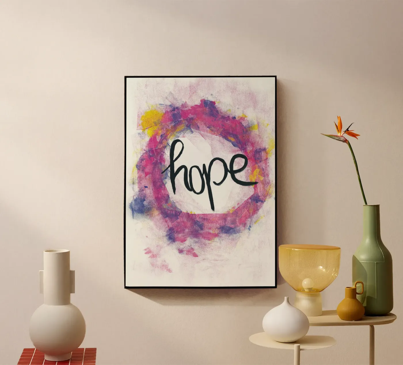 Hope plexiglass da Typomorphose