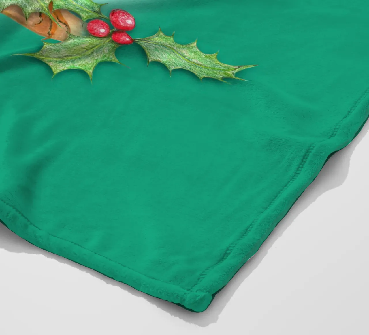 Fringuello zebrato stile natalizio coperta in pile da BwiseLizzy
