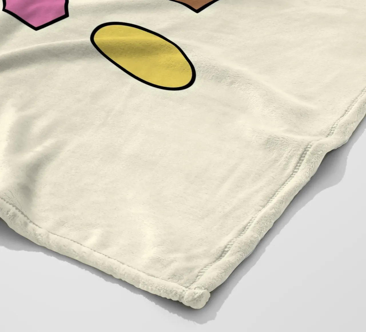 BASIC 2D SHAPES fleece blanket by MORINA FLAW