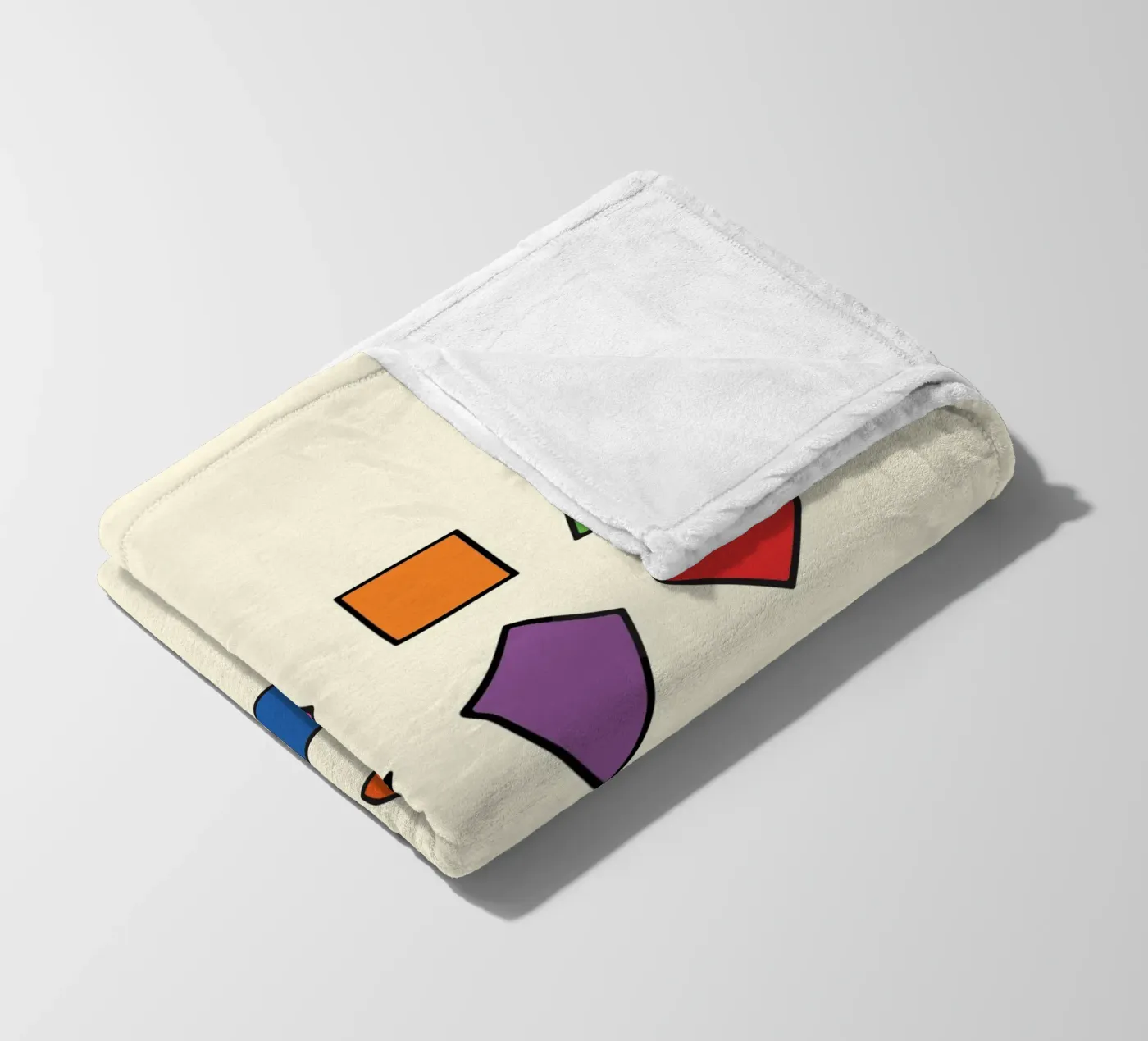 FORMES 2D DE BASE plaid polaire de MORINA FLAW