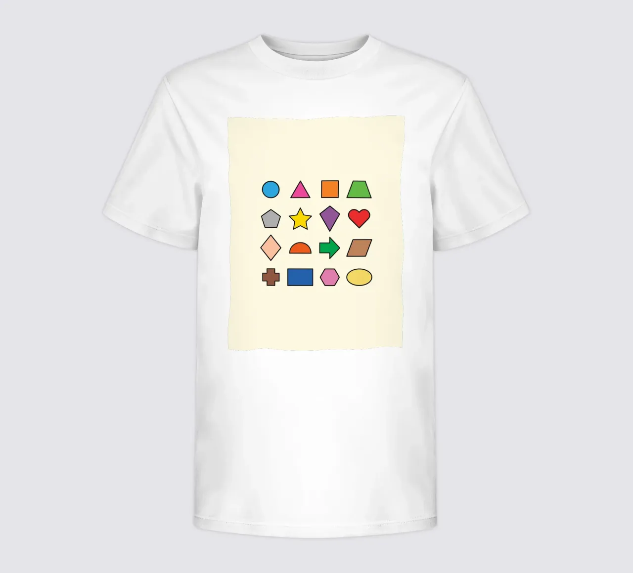 BASIC 2D SHAPES kinder t-shirt van MORINA FLAW